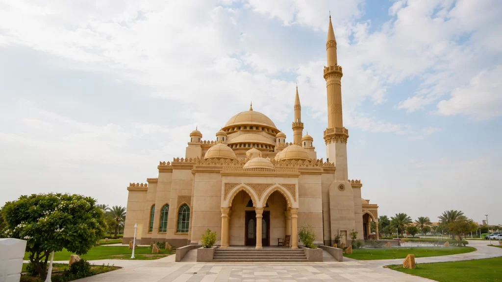 Al Rushd Mosque Al Bataeh Sharjah by Belresheed Building Contracting