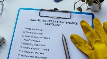 Annual property maintenance checklist for building maintenance in Dubai